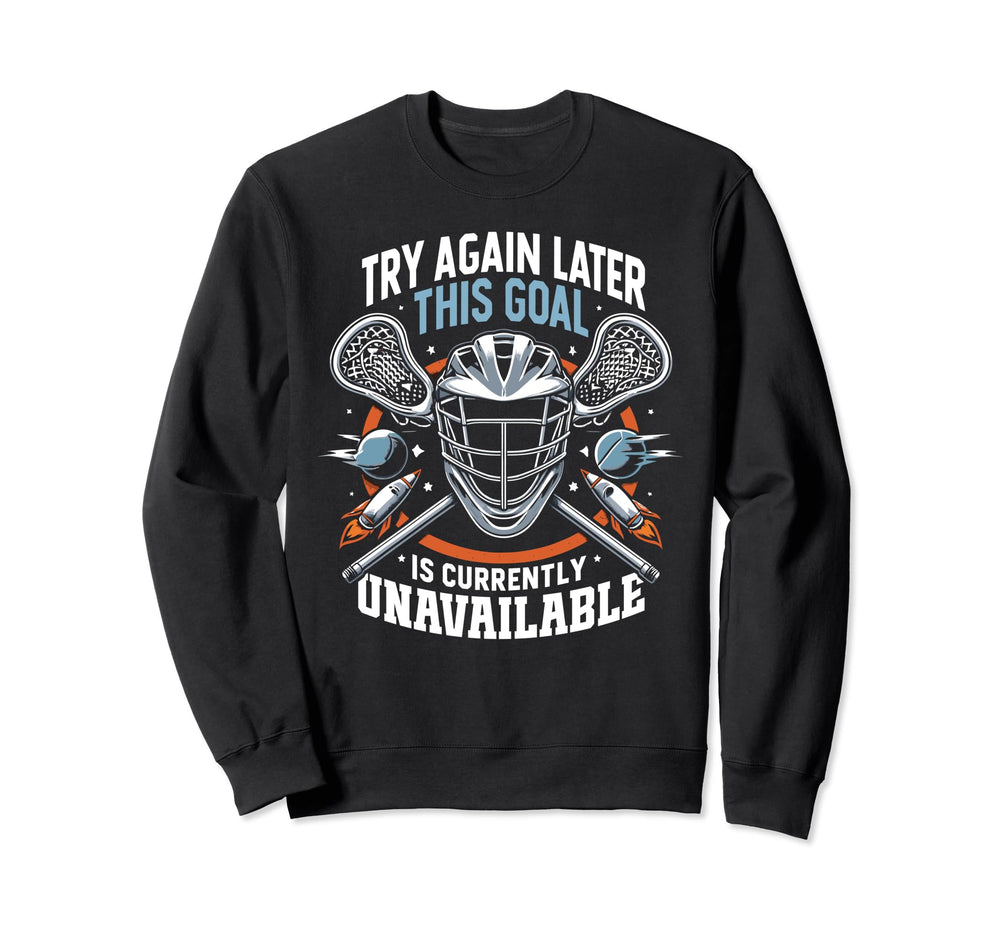 Lacrosse Player Lax Goalie Sweatshirt - Casual Everyday Wear for Adults
