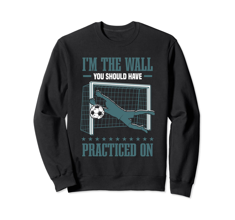 Gloves Goal Soccer Goalie Goalkeeper Sweatshirt - Trendy Graphic Unisex