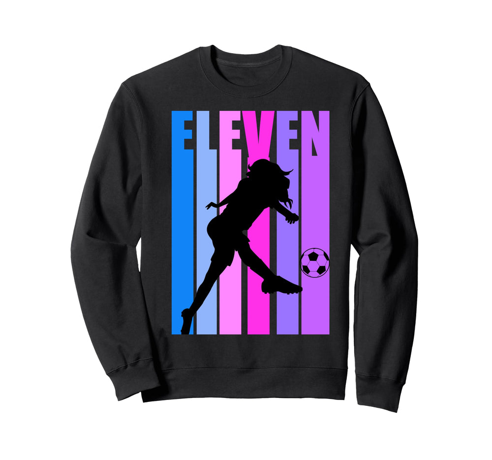 11Th Soccer Birthday Goals Score Sweatshirt - Aesthetic Graphic for Adults