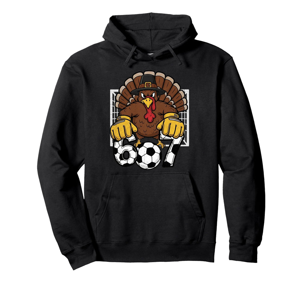 Turkey Goalie Soccer 67 Six Seven Hoodie - Minimalist Print for Adults