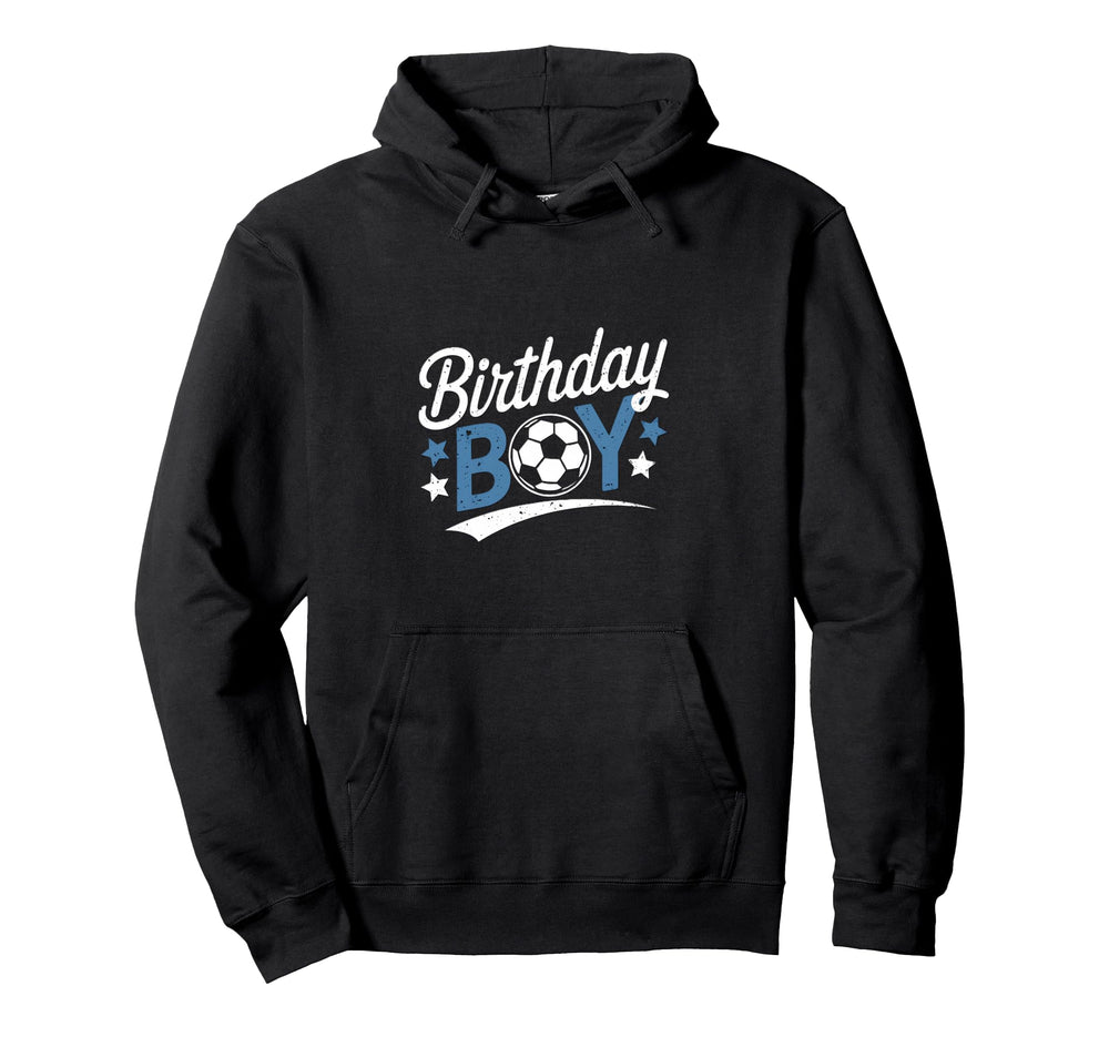 Birthday Soccer Stars Fun Hoodie - Casual Everyday Wear for Adults