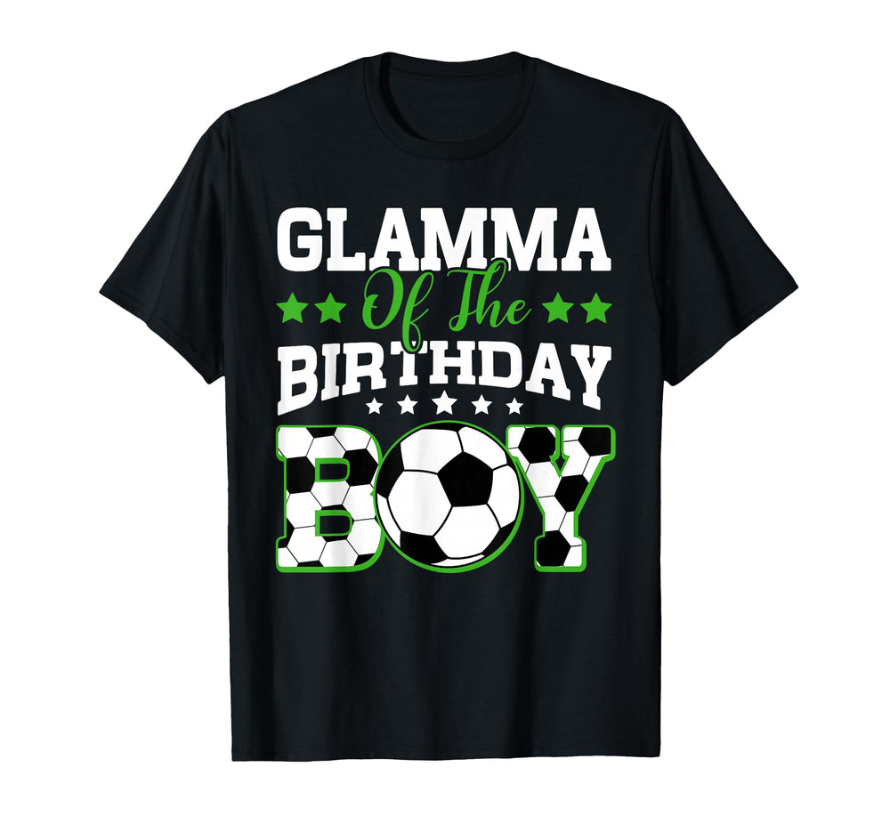Glamma Birthday Soccer Family Matching T-Shirt - Unique Graphic Unisex