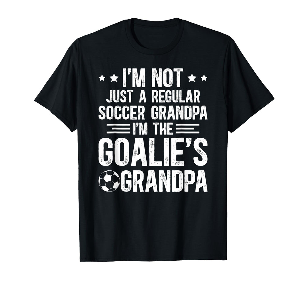 Im Soccer Goalie Grandpa Soccer Keeper T-Shirt - Trendy Graphic Men Women