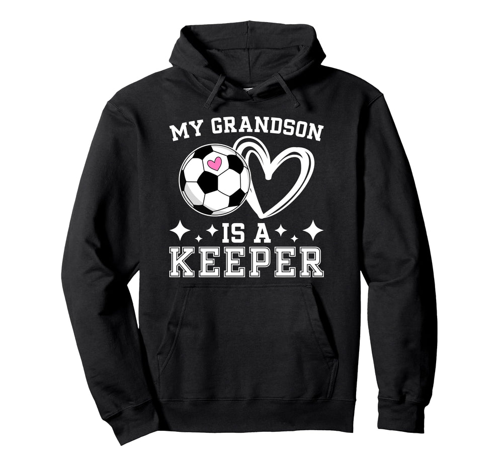 Proud Soccer Keeper Grandma Soccer Goalie Hoodie - Graphic Print Unisex