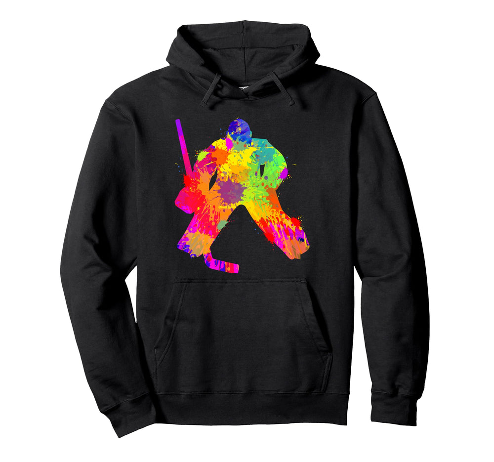 Ice Hockey Goalkeeper Children Hoodie - Minimalist Print Men Women