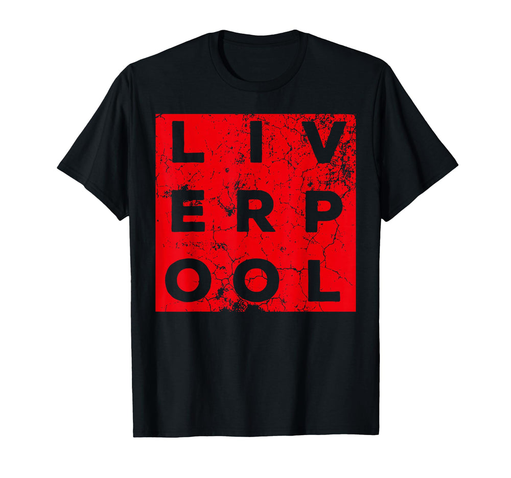 Grunge Liverpool Gift T-Shirt - Trendy Graphic Unisex