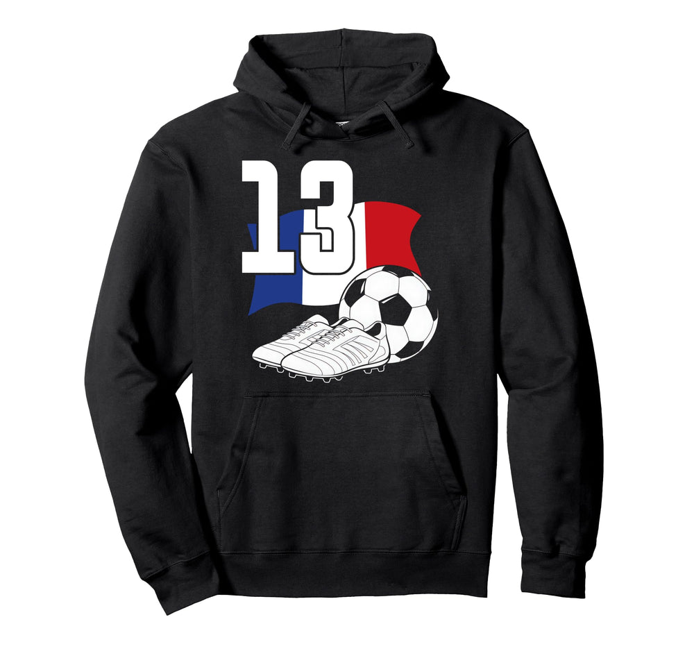 12 Soccer Birthday Gift Soccer Fan Hoodie - Fun Novelty Design Unisex