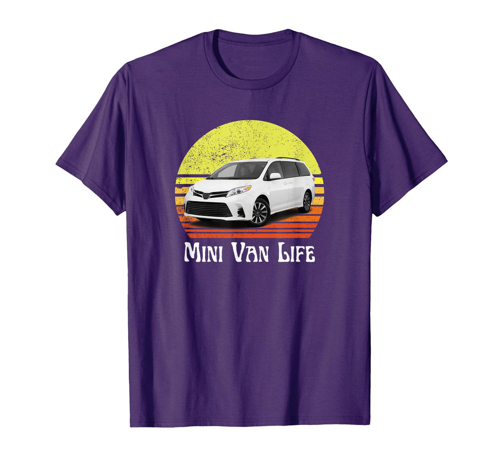Mini Van Life Soccer Mom Dad Parent T-Shirt - Unique Graphic Men Women