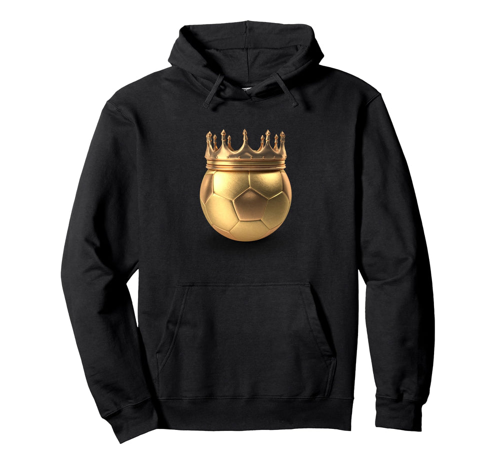 Soccer King Hoodie - Minimalist Print Men Women