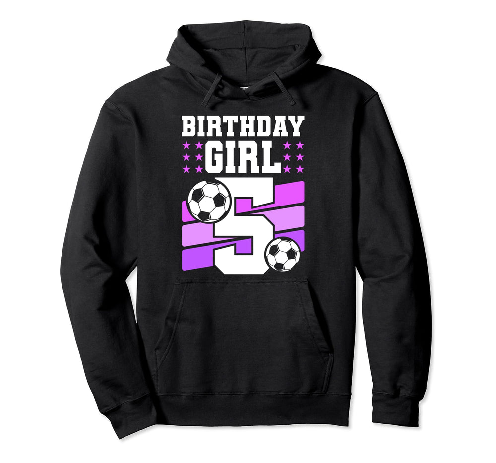 5 Years Old 5Th Birthday Gift Bday Soccer Hoodie - Unique Graphic Unisex