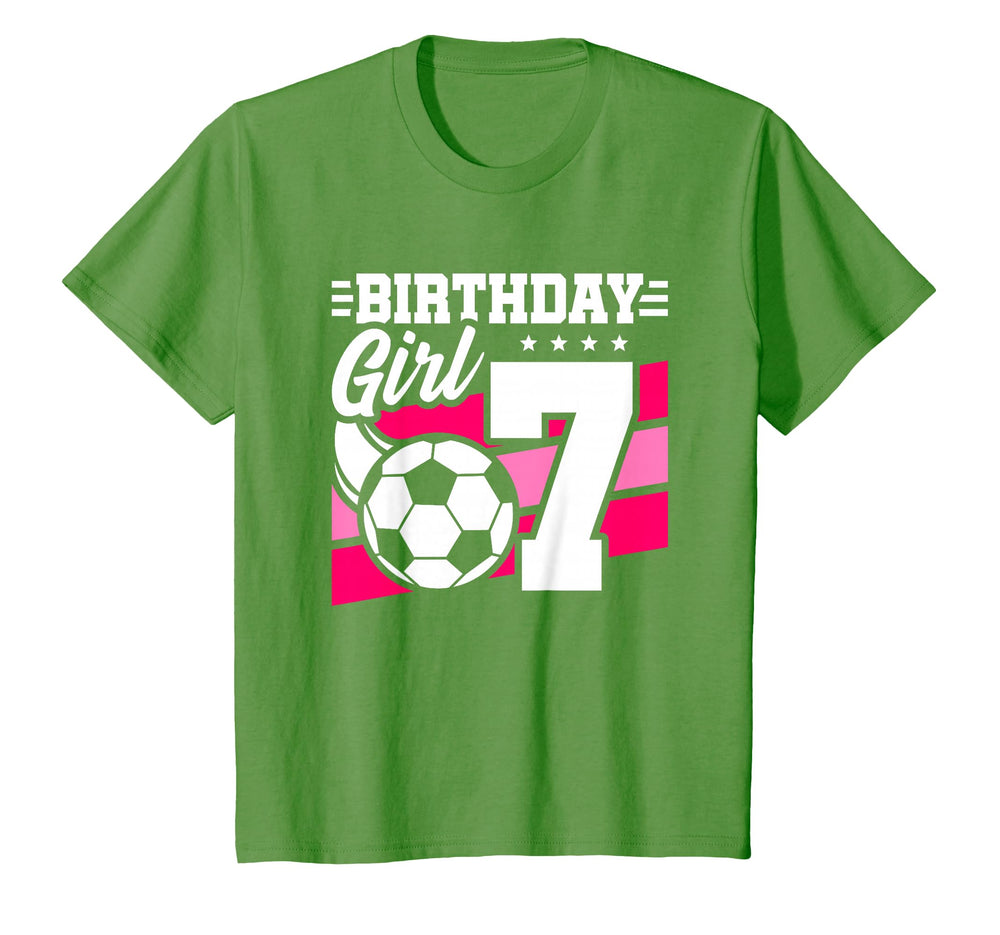 Soccer Birthday Party 7 Year Old 7Th T-Shirt - Minimalist Print Unisex