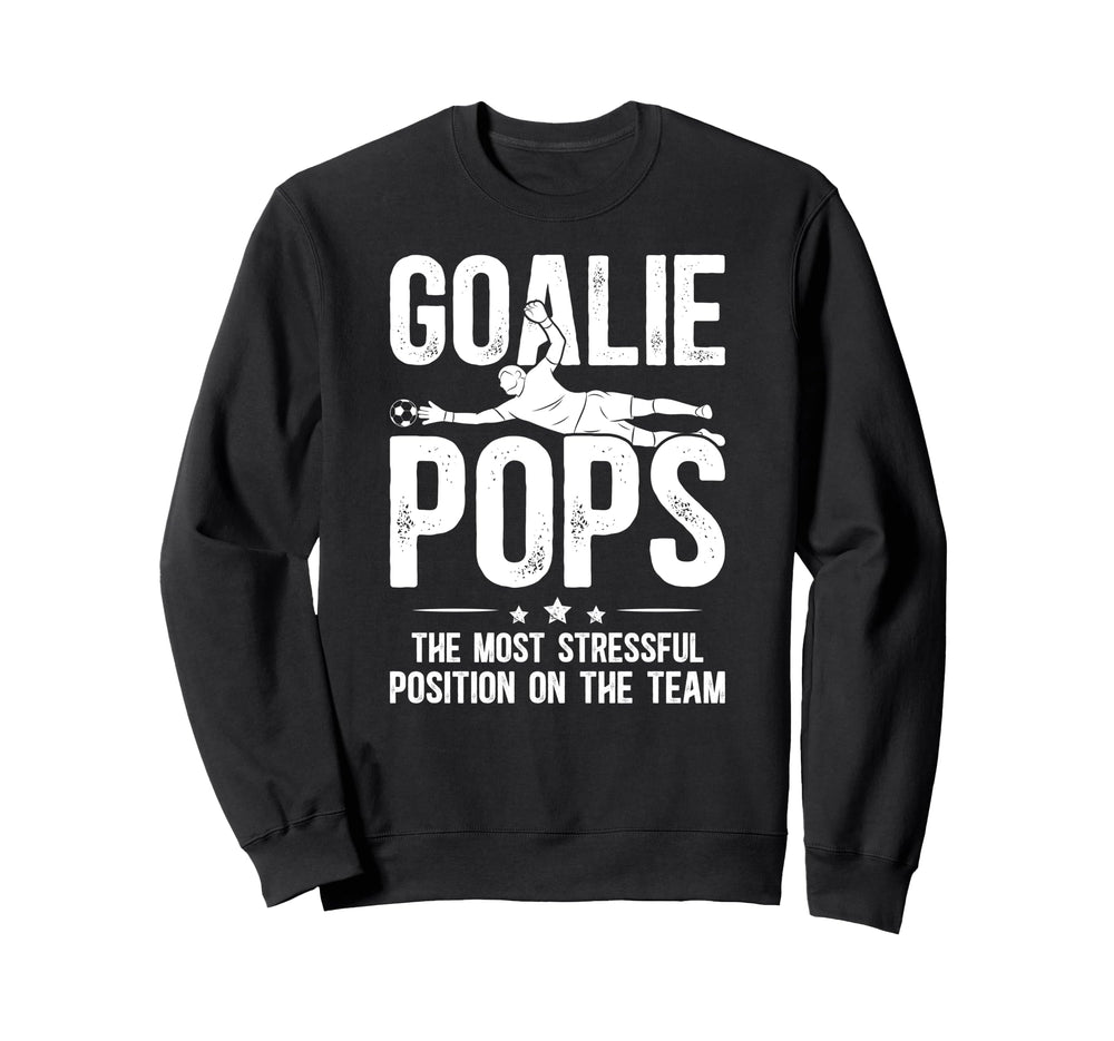 Soccer Goalie Pops Definition Soccer Sweatshirt - Unique Graphic Men Women
