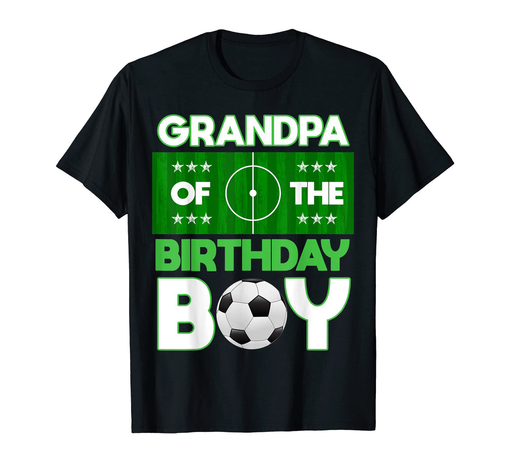 Grandpa Birthday Soccer B Day T-Shirt - Streetwear Style for Adults