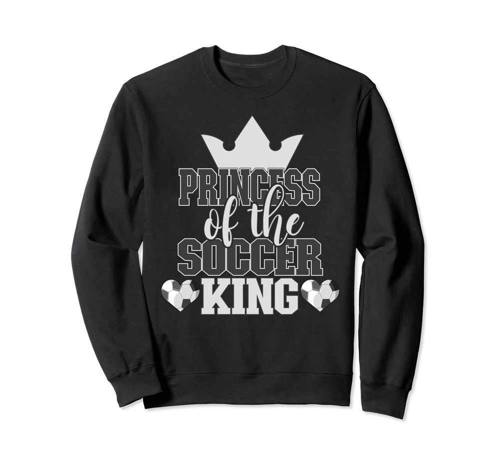 Princess Soccer King Family Matching Sweatshirt - Custom Art Print Unisex