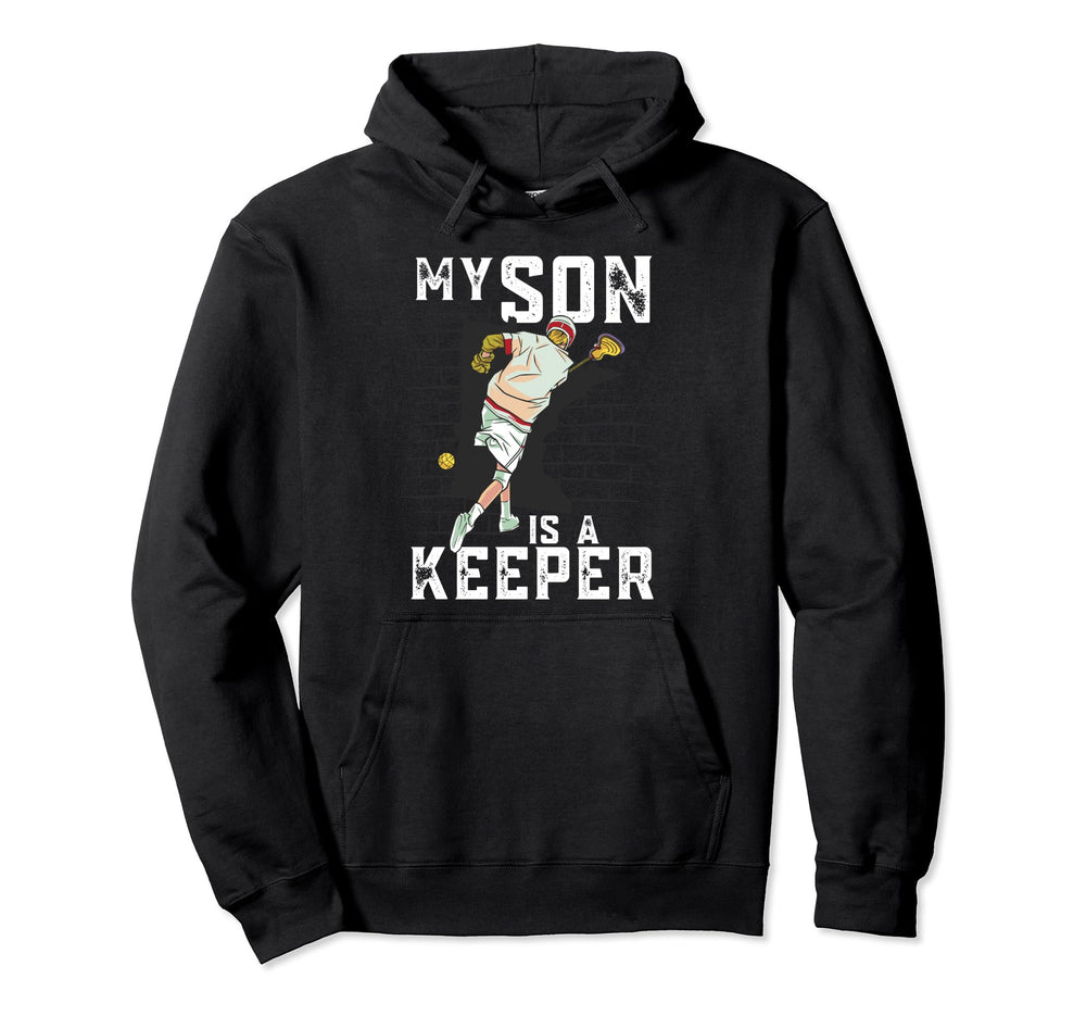 Lacrosse Goalie Mom Dad Lax Goalkeeper Hoodie - Trendy Graphic Men Women