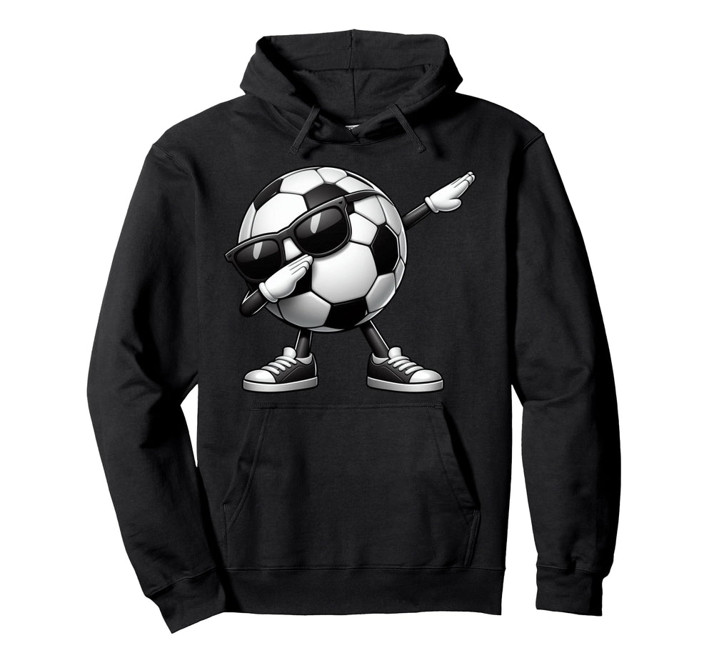 Dabbing Soccer Ball Soccer Sports Player Hoodie - Aesthetic Graphic Unisex