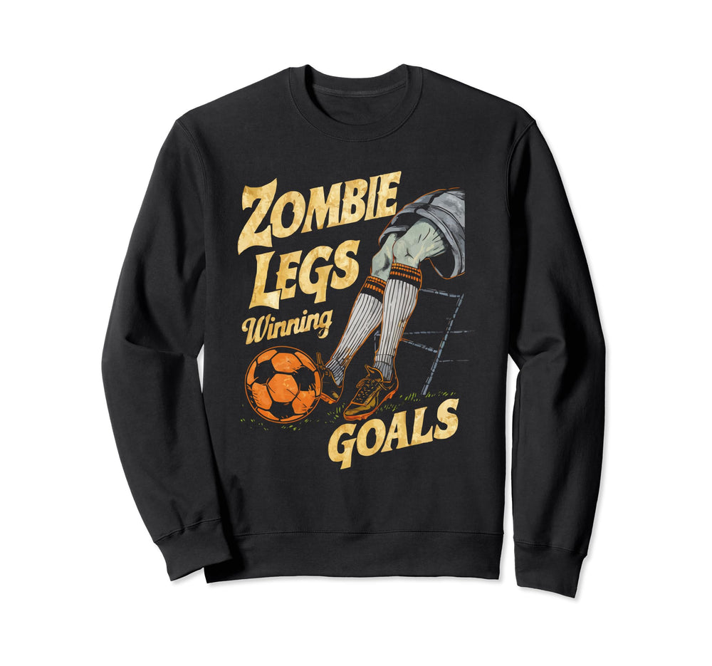 Soccer Halloween Spooky Goalkeeper Sweatshirt - Custom Art Print Unisex