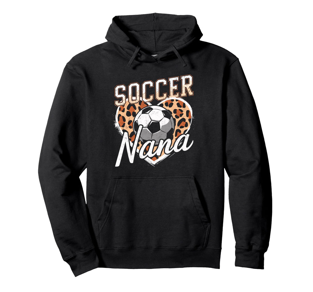 Soccer Football Player Grandma Fan Hoodie - Minimalist Print for Adults