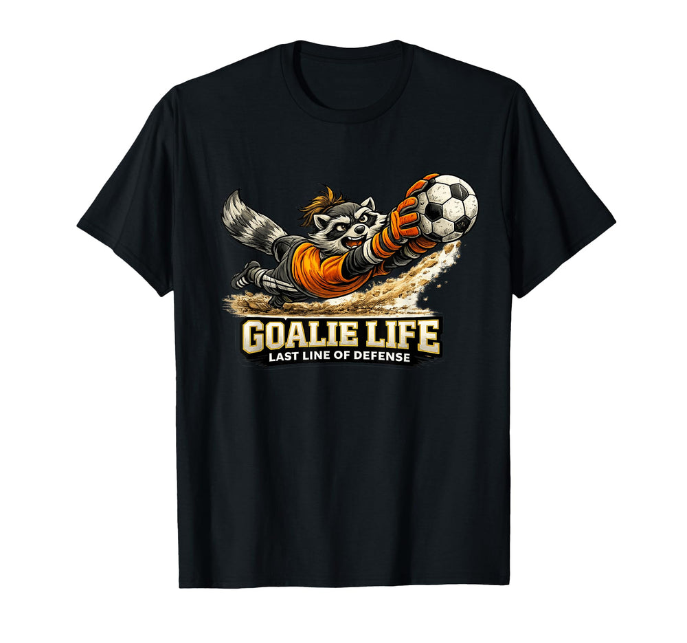 Soccer Goalie Life Protecting Box Crew T-Shirt - Trendy Graphic Unisex