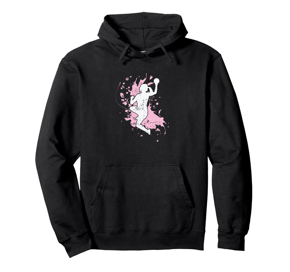 Handball Jump Shot Elegance Game Hoodie - Novelty Apparel Unisex