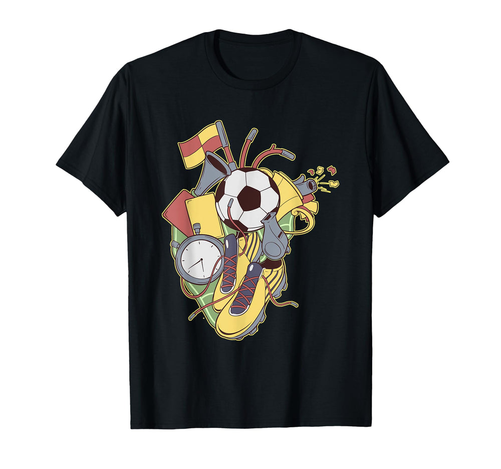 Surreal Anatomical Heart Football T-Shirt - Streetwear Style for Adults