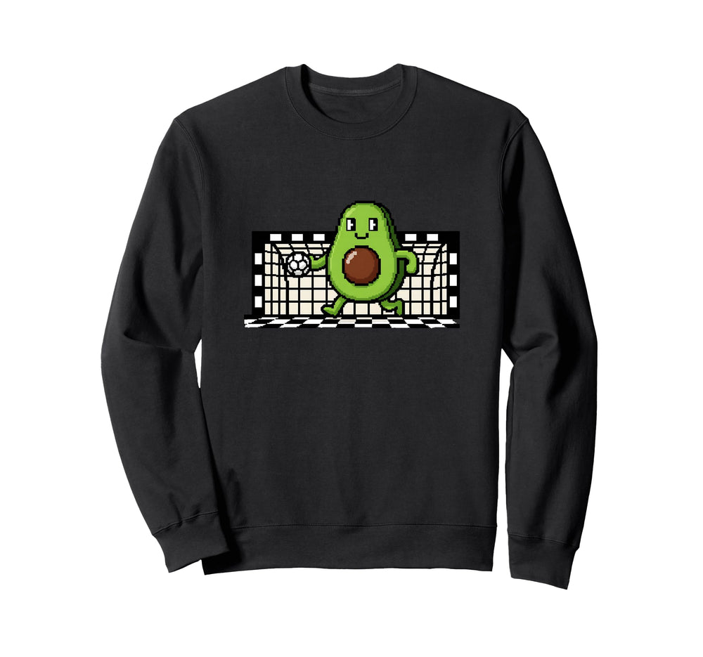 Kawaii Avocado Soccer Goalie Sweatshirt - Fun Novelty Design Men Women