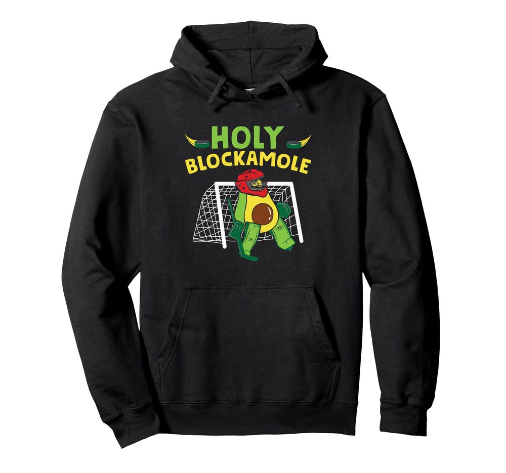 Ice Hockey Goalie Goalkeeper Avocado Hoodie - Novelty Apparel Unisex