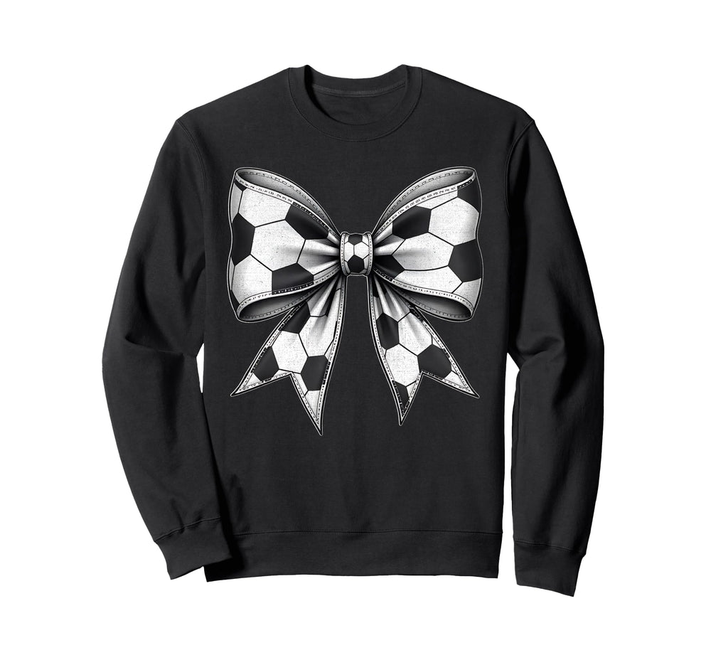 Soccer Ball Coquette Preppy Sweatshirt - Fun Novelty Design for Adults