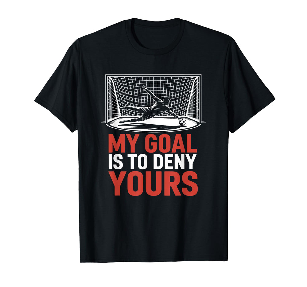 Coach Soccer Player Designs Goal T-Shirt - Trendy Graphic for Adults
