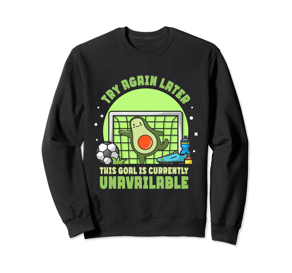 Avocado Soccer Goalie This Goal Sweatshirt - Aesthetic Graphic for Adults