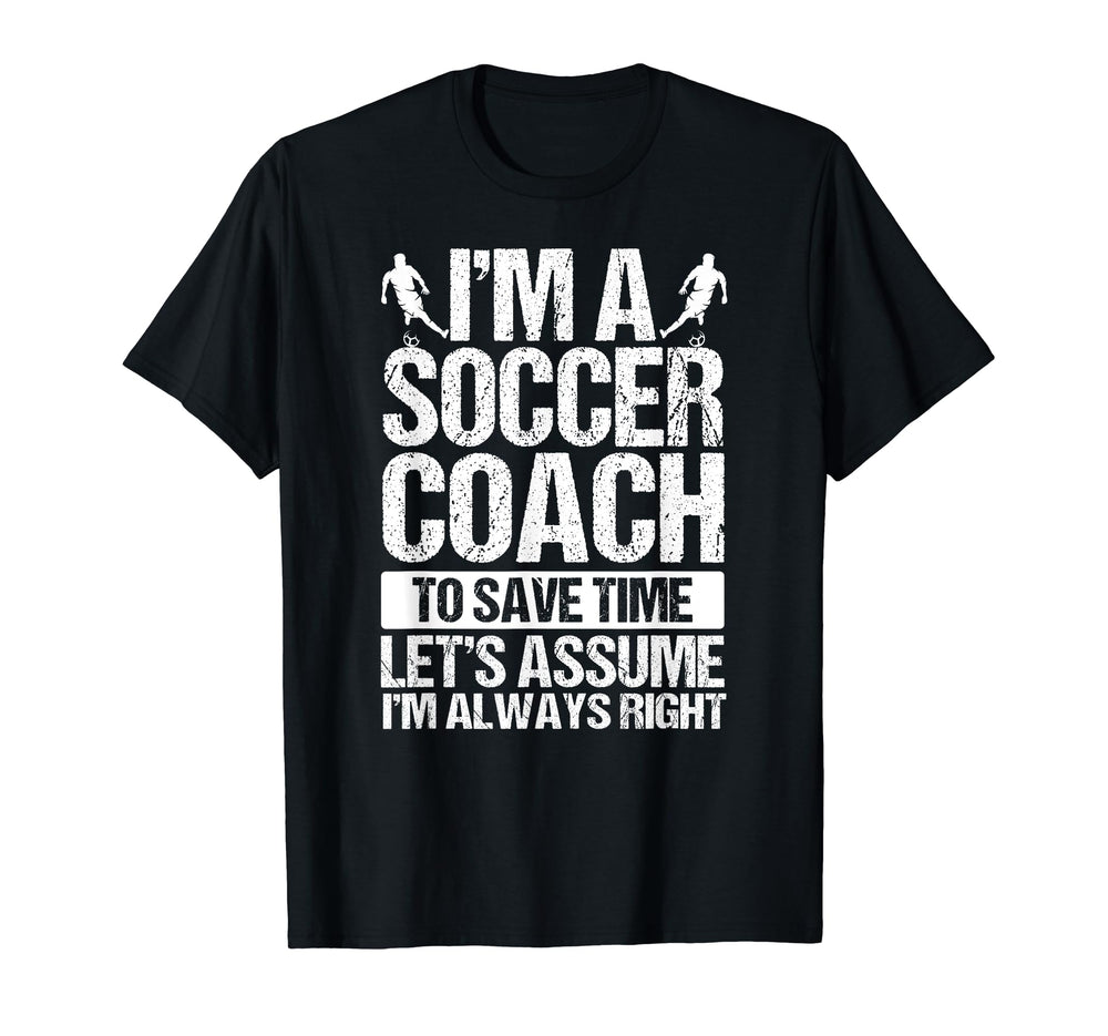 Soccer Coaching Training Trainer Soccer T-Shirt - Graphic Print for Adults