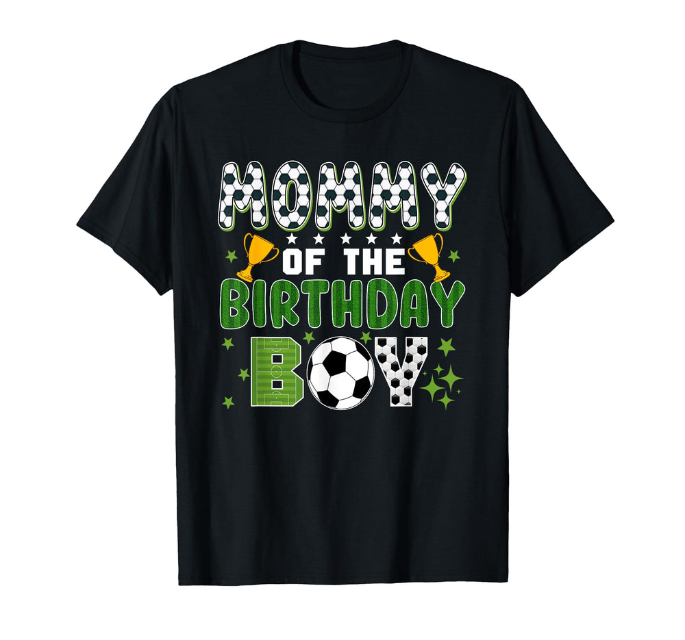 Mommy Birthday Soccer Group Family Matching T-Shirt - Trendy Graphic Unisex