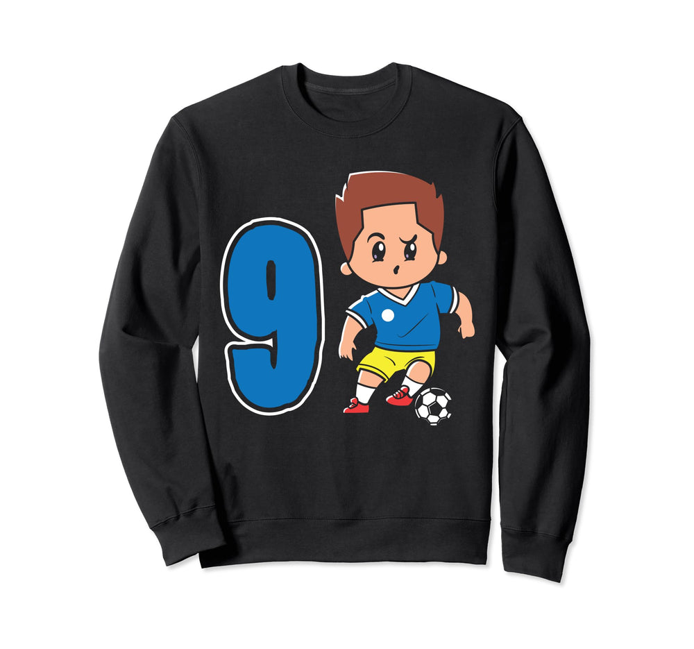 8Th Birthday 8 Years Soccer Sweatshirt - Casual Everyday Wear Men Women