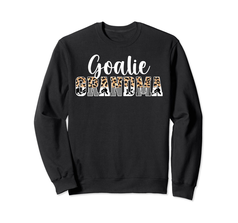 Ice Hockey Goalie Grandma Hockey Sweatshirt - Aesthetic Graphic for Adults