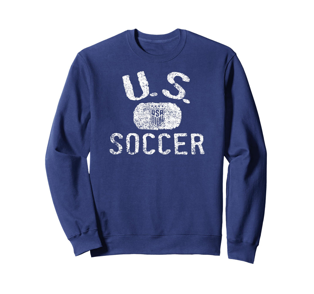 United States Soccer Logo Uswnt Sweatshirt - Fun Novelty Design for Adults