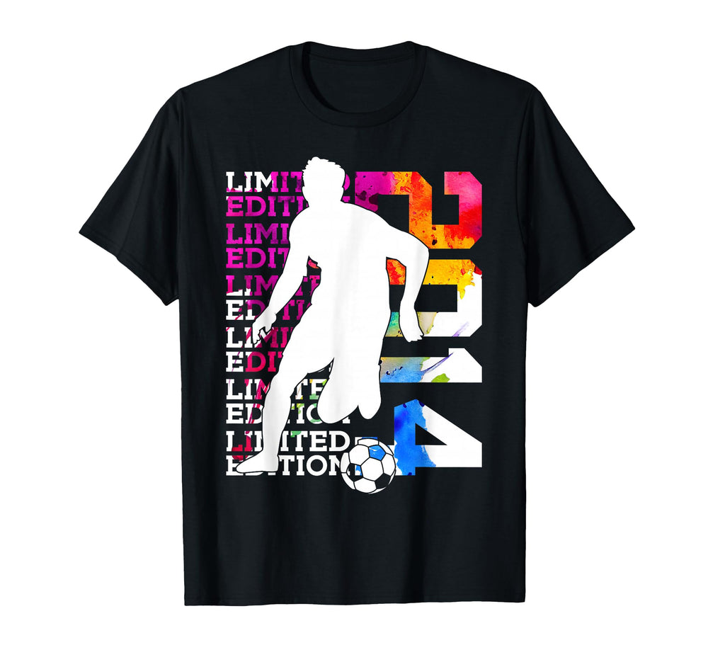 2014 12 Years Soccer 12Th Birthday T-Shirt - Custom Art Print for Adults