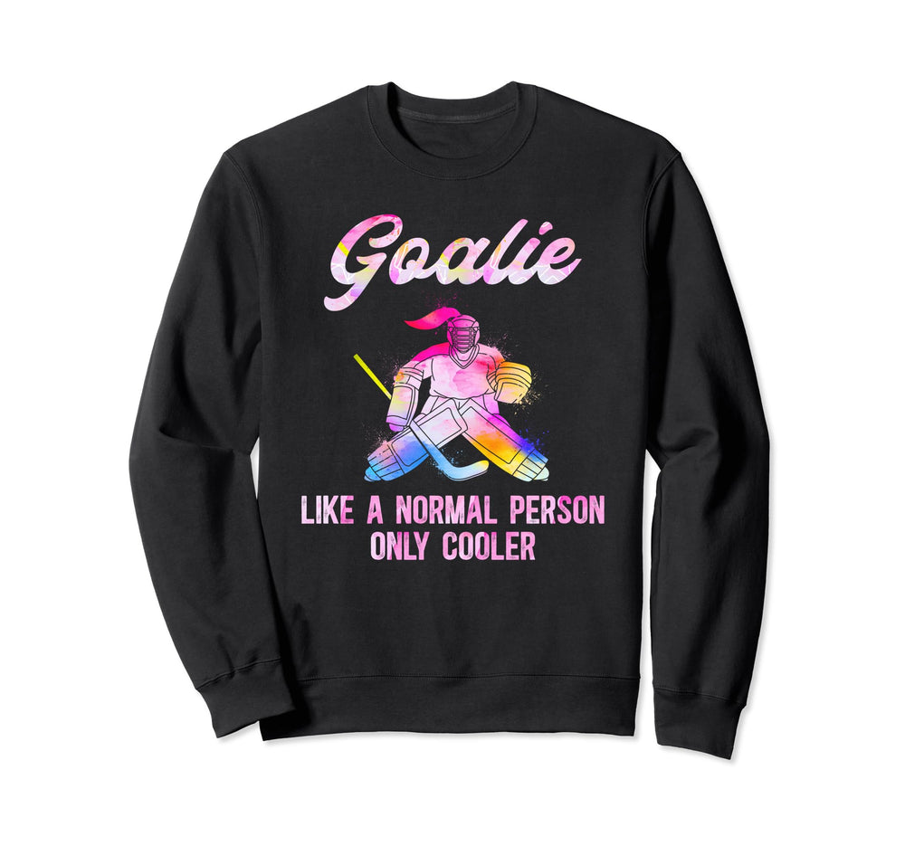 Ice Hockey Goalie Goaltender Ice Hockey Sweatshirt - Trendy Graphic Unisex