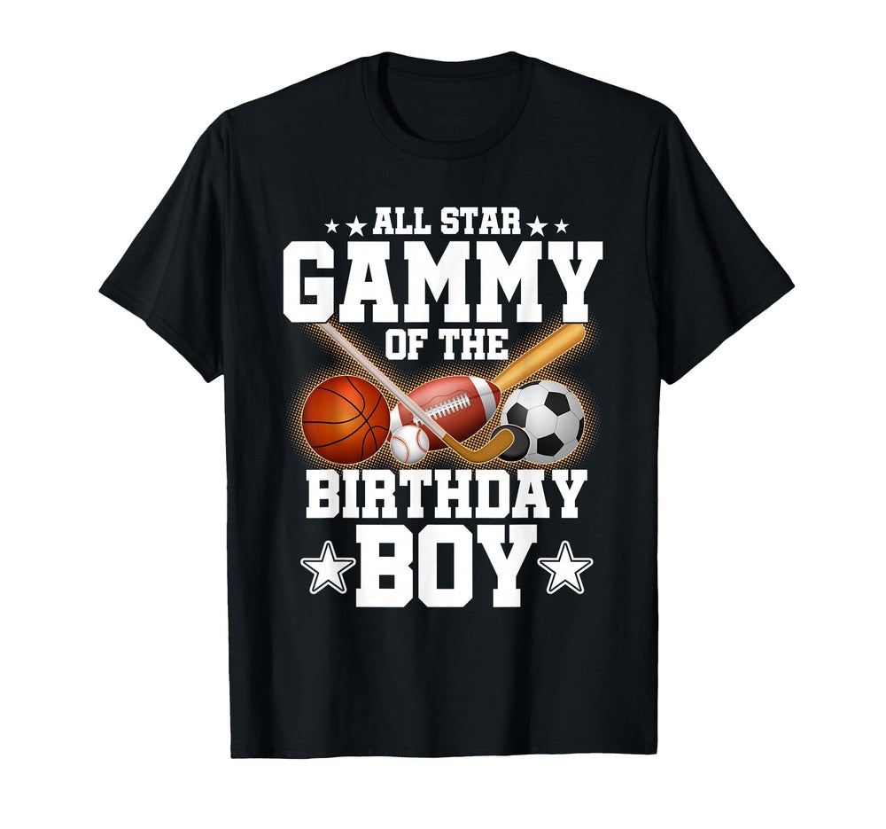 All Star Gammy Birthday Basketball T-Shirt - Fun Novelty Design for Adults