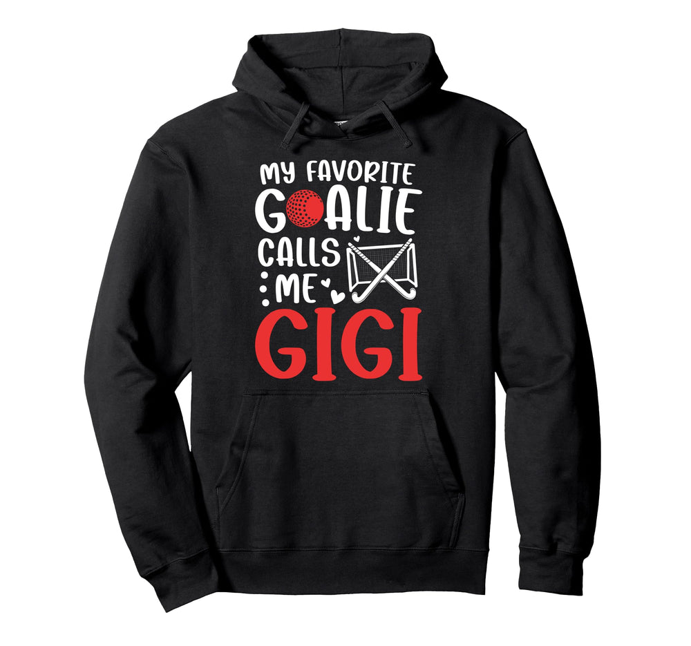 Proud Field Hockey Goalie Gigi Field Hoodie - Graphic Print for Adults