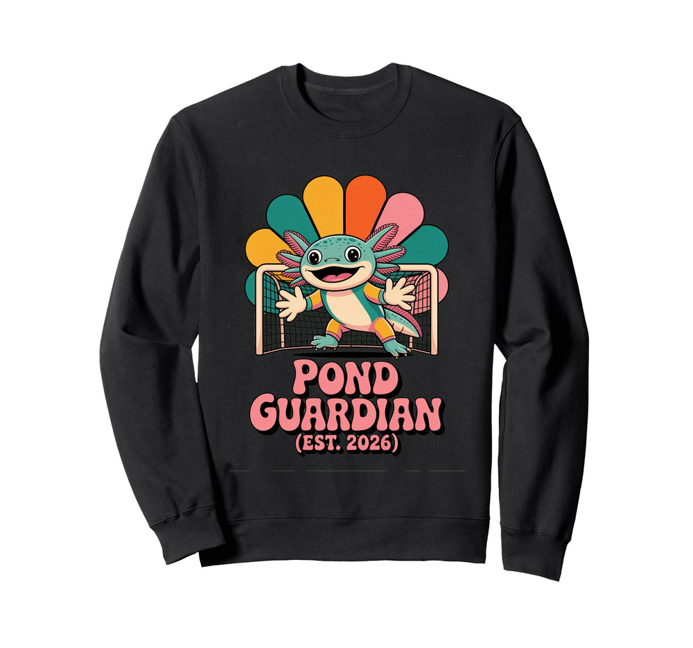 Axolotl Soccer Goalie Pond Sweatshirt - Streetwear Style Men Women