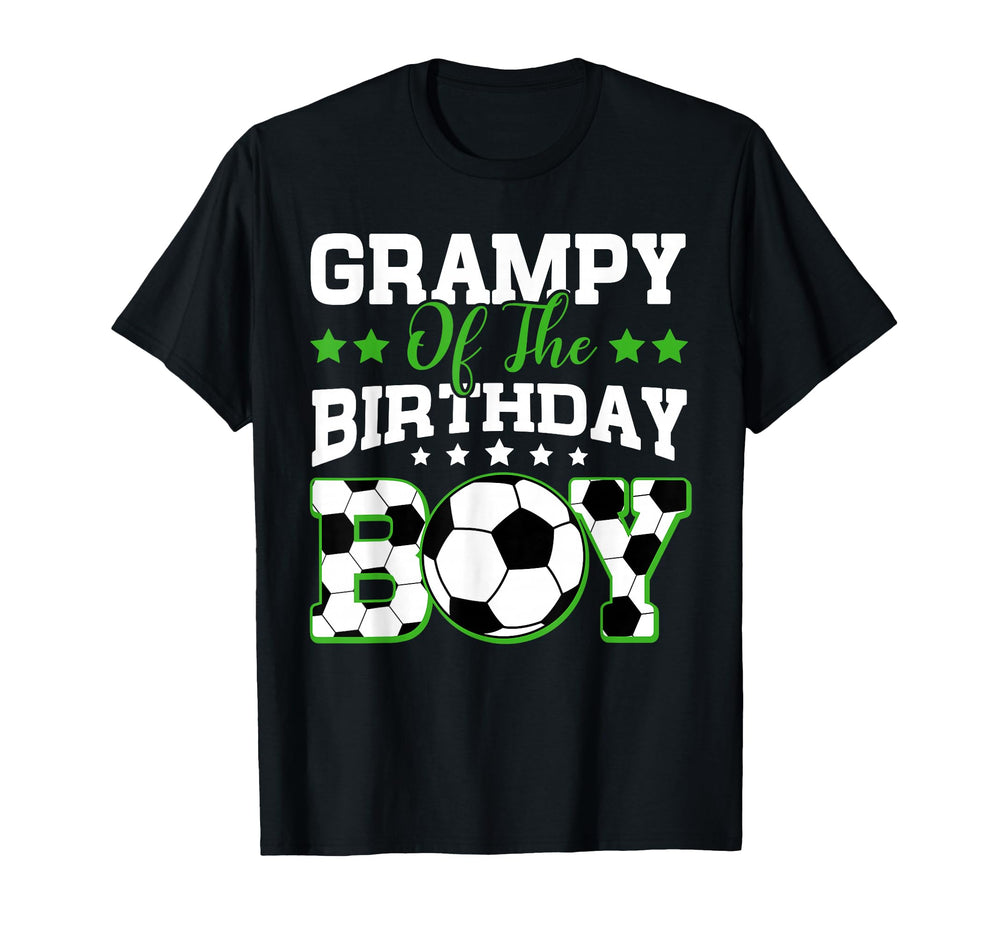 Grampy Birthday Soccer Family Matching T-Shirt - Fun Novelty Design Unisex