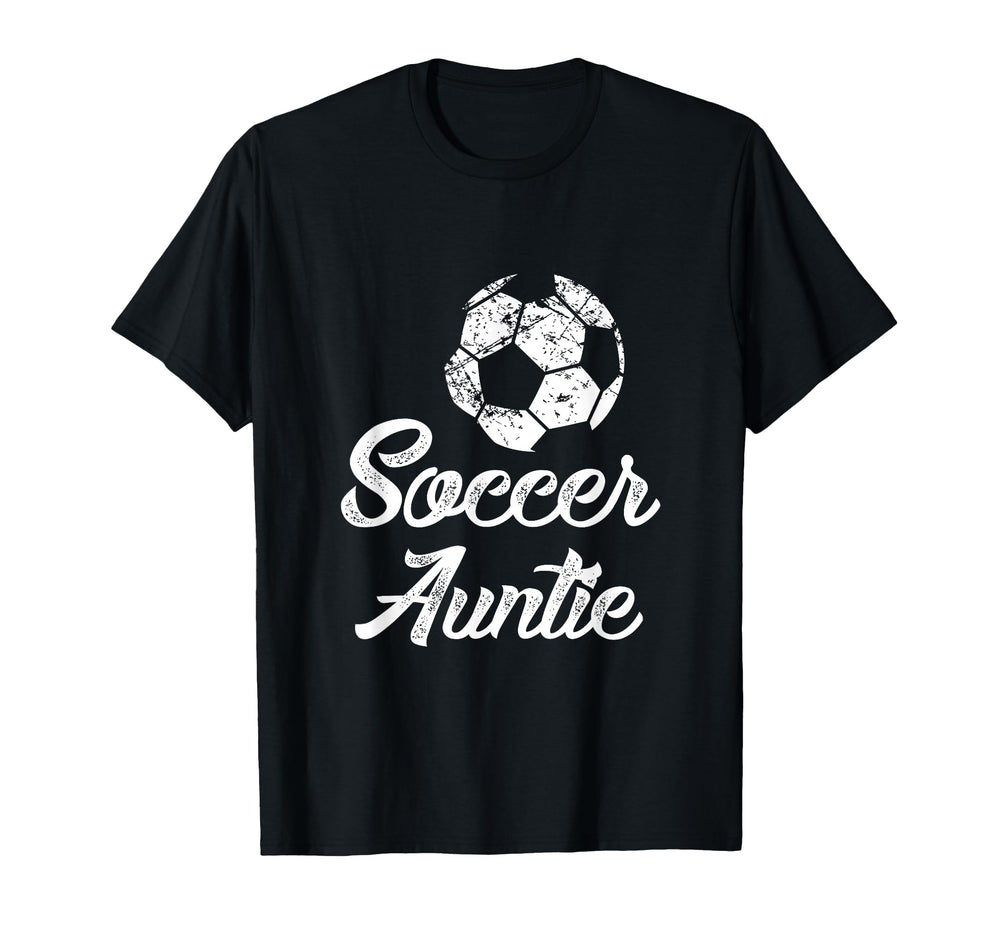 Soccer Auntie Funny Player Fan Gift T-Shirt - Aesthetic Graphic for Adults