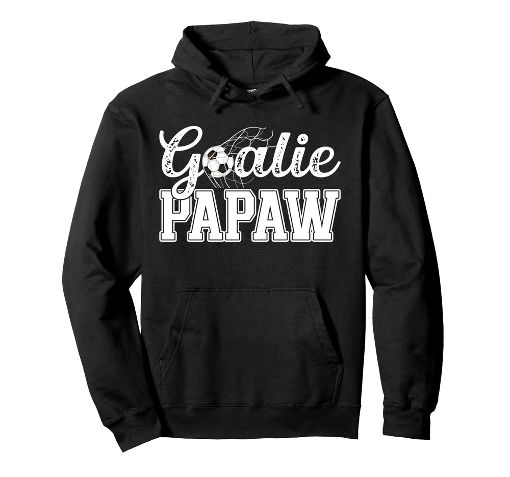Soccer Goalie Papaw Soccer Goalkeeper Hoodie - Minimalist Print for Adults