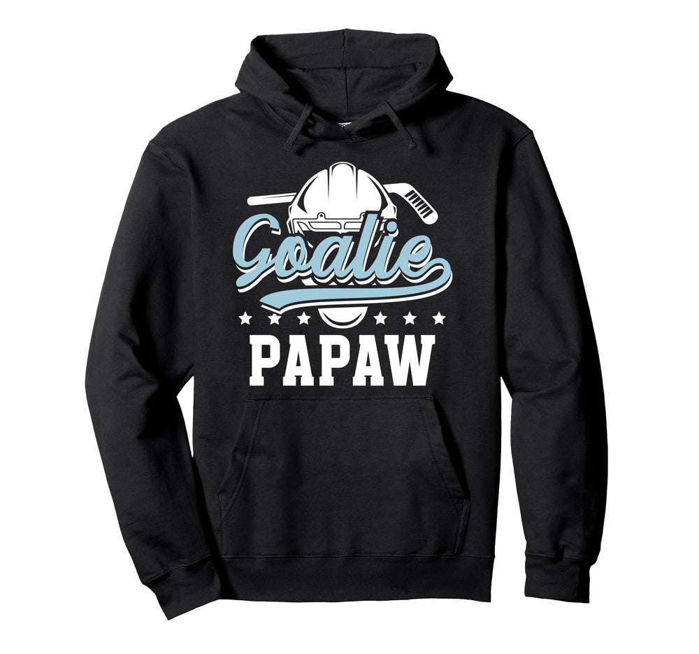 Ice Hockey Goalie Papaw Ice Hockey Hoodie - Graphic Print Men Women
