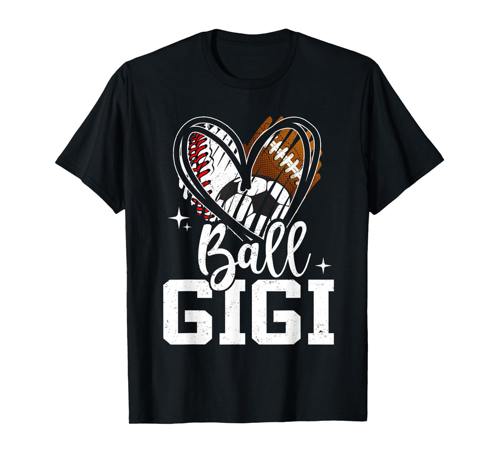 Ball Gigi Baseball Football Soccer T-Shirt - Novelty Apparel for Adults
