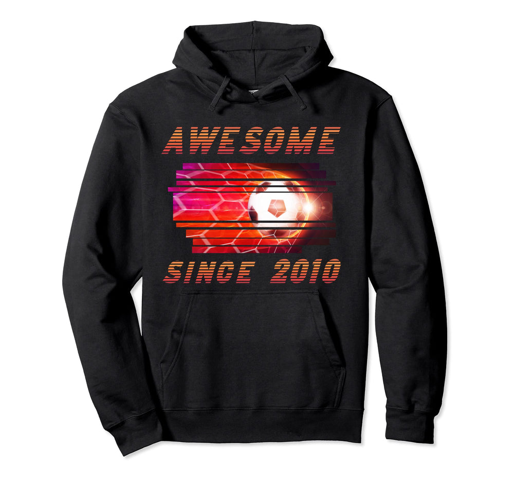 My 13Th Birthday Soccer Awesome Since Hoodie - Graphic Print for Adults