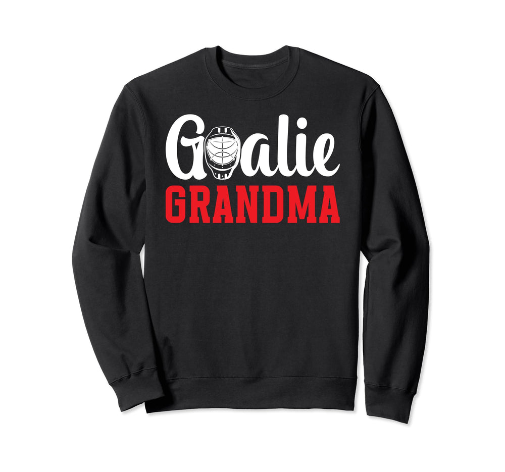 Ice Hockey Goalie Grandma Hockey Sweatshirt - Trendy Graphic Unisex