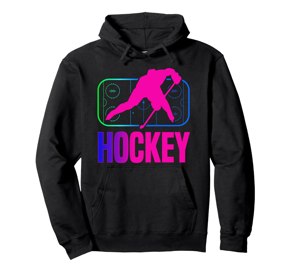 Ice Hockey Goalie 80S 90S Goalkeeper Hoodie - Streetwear Style for Adults