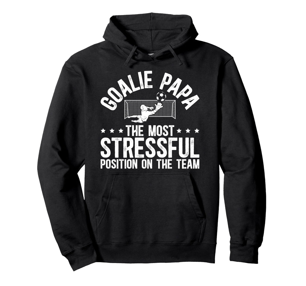 Soccer Goalie Papa Definition Soccer Hoodie - Fun Novelty Design Unisex