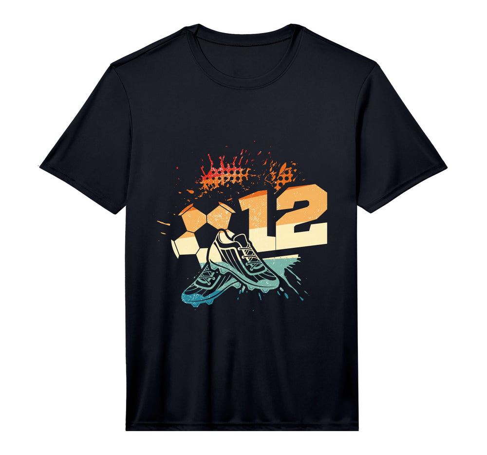 12Th Birthday Soccer Player Football T-Shirt - Novelty Apparel for Adults